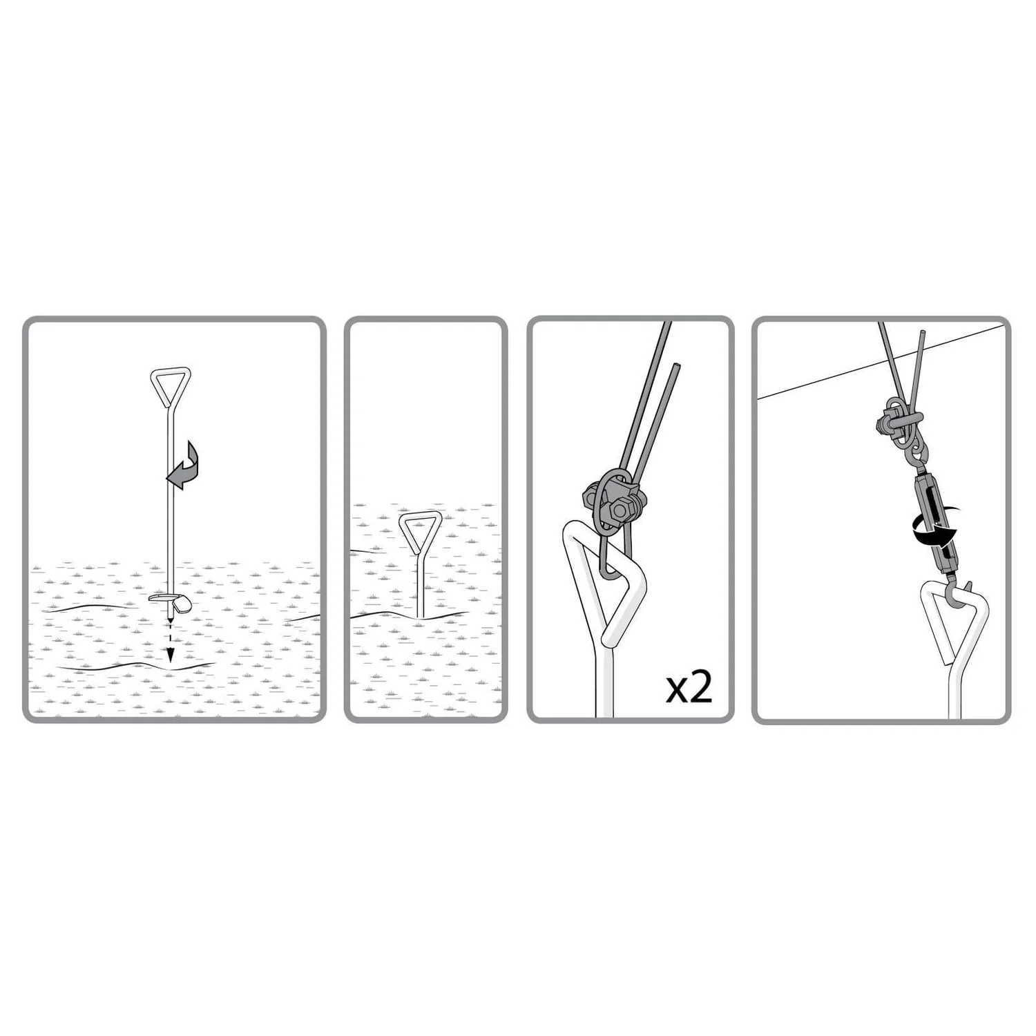 Palram - Canopia Greenhouse Anchoring Kit 10 Palram - Canopia Greenhouse Anchoring Kit - Image 8