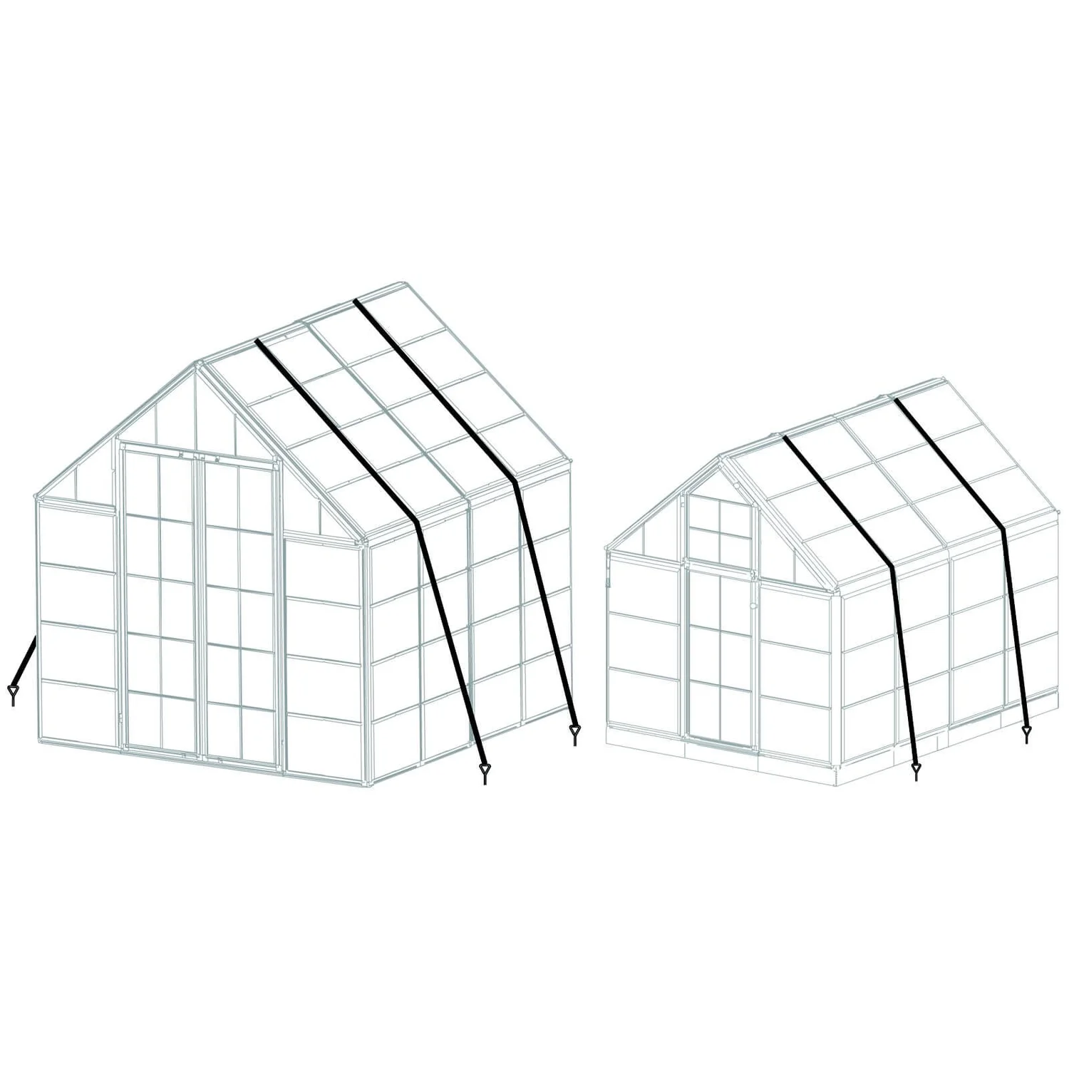 Palram - Canopia Greenhouse Anchoring Kit 8 Palram - Canopia Greenhouse Anchoring Kit - Image 6