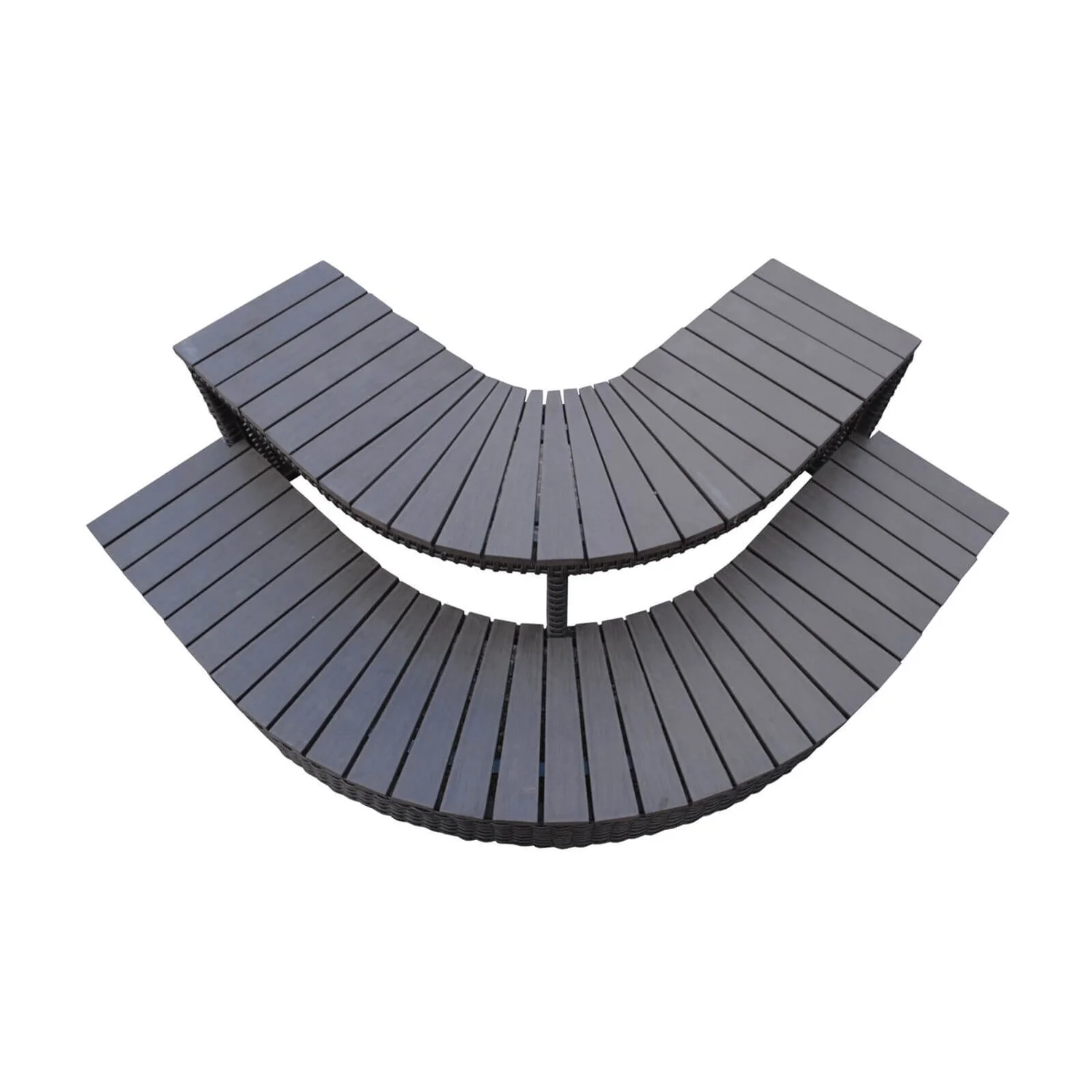 Canadian Spa Rattan Square Corner Spa Steps 6 Canadian Spa Rattan Square Corner Spa Steps - Image 4