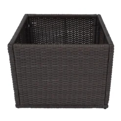 Canadian Spa Rattan Square Straight Spa Garden Planter