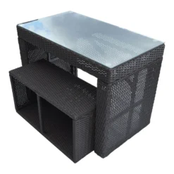 Canadian Spa Rattan Square Straight Spa Bar & Stool 10 Canadian Spa Rattan Square Straight Spa Bar & Stool -NON Outdoor Shop 12817856 2044833194055240