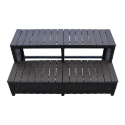 Canadian Spa Rattan Square Spa Step For 79in Hot Tub