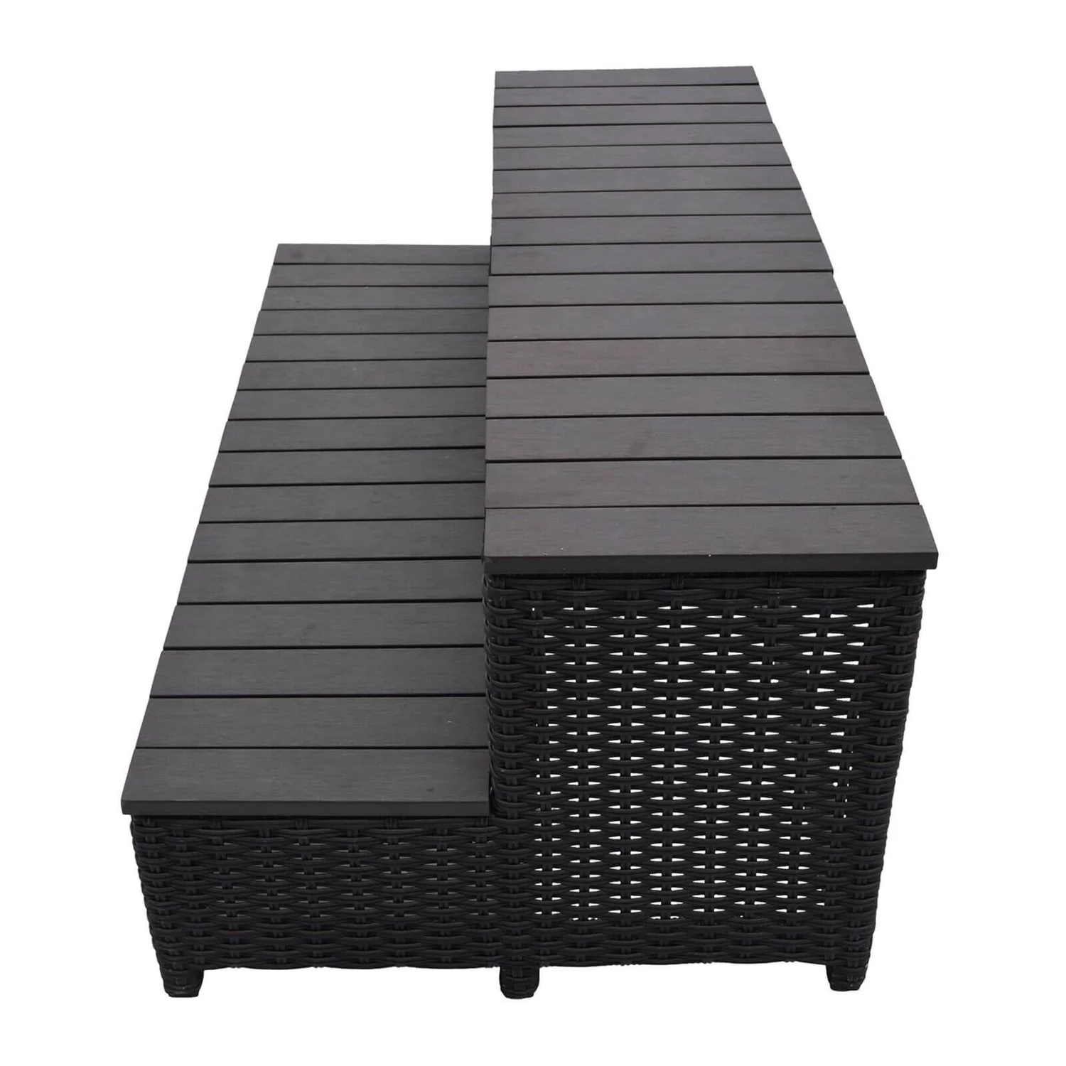 Canadian Spa Rattan Square Spa Step For 86in Hot Tub 5 Canadian Spa Rattan Square Spa Step For 86in Hot Tub - Image 3
