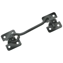 None Wire Cabin Hook - Black - 76mm