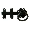 None Twisted Ring Handled Gate Latch - Black - 152mm 1 None Twisted Ring Handled Gate Latch - Black - 152mm -NON Outdoor Shop 12818663 1894831959693309