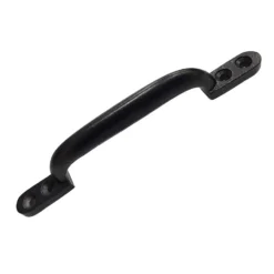 None Tube Cast Handle - Black - 150mm