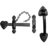 None Suffolk Latch - Decorative - Black - 152mm -NON Outdoor Shop 12818833 1524831944353859