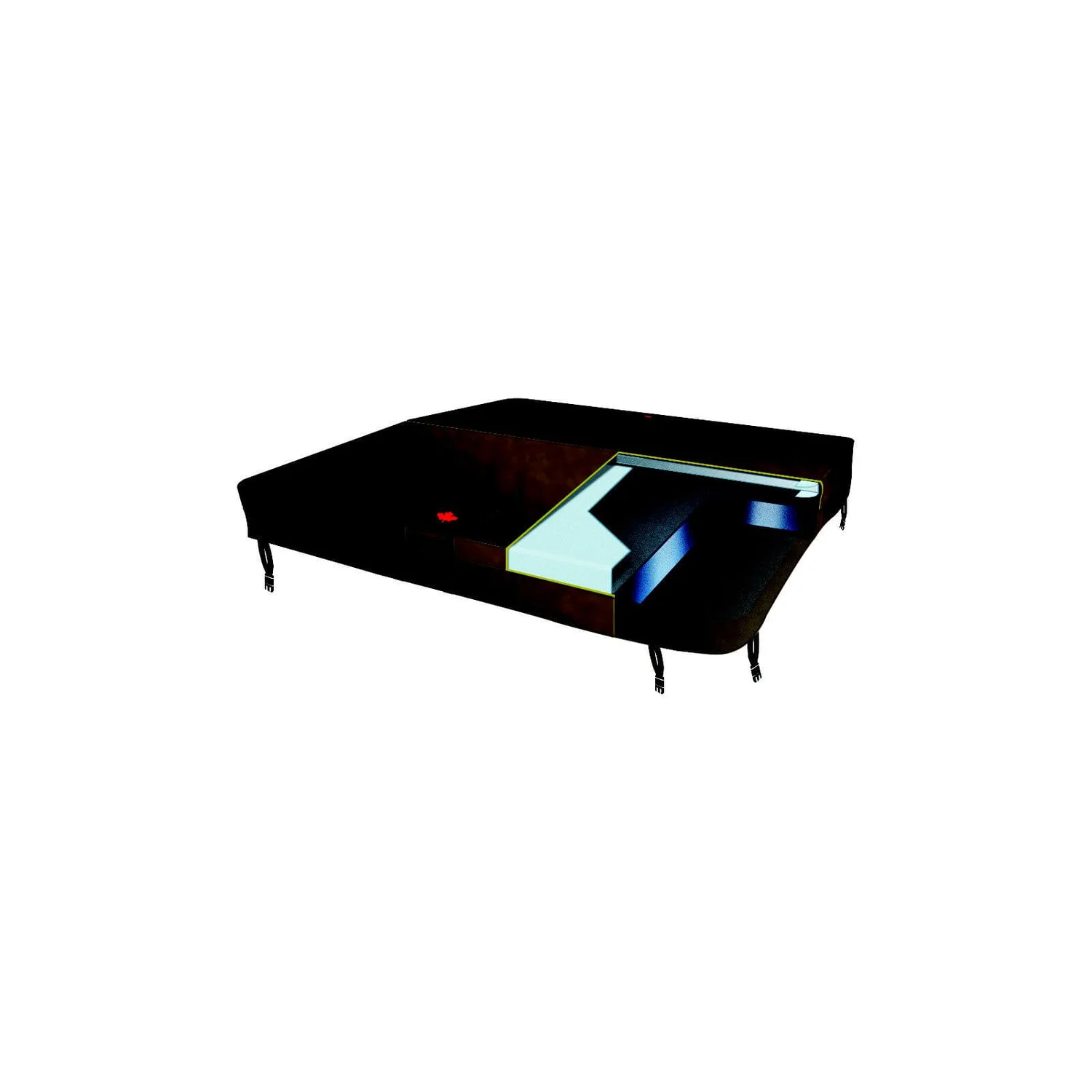 Canadian Spa Company Grey Spa Cover - 84 X 84in 4 Canadian Spa Company Grey Spa Cover - 84 X 84in - Image 2