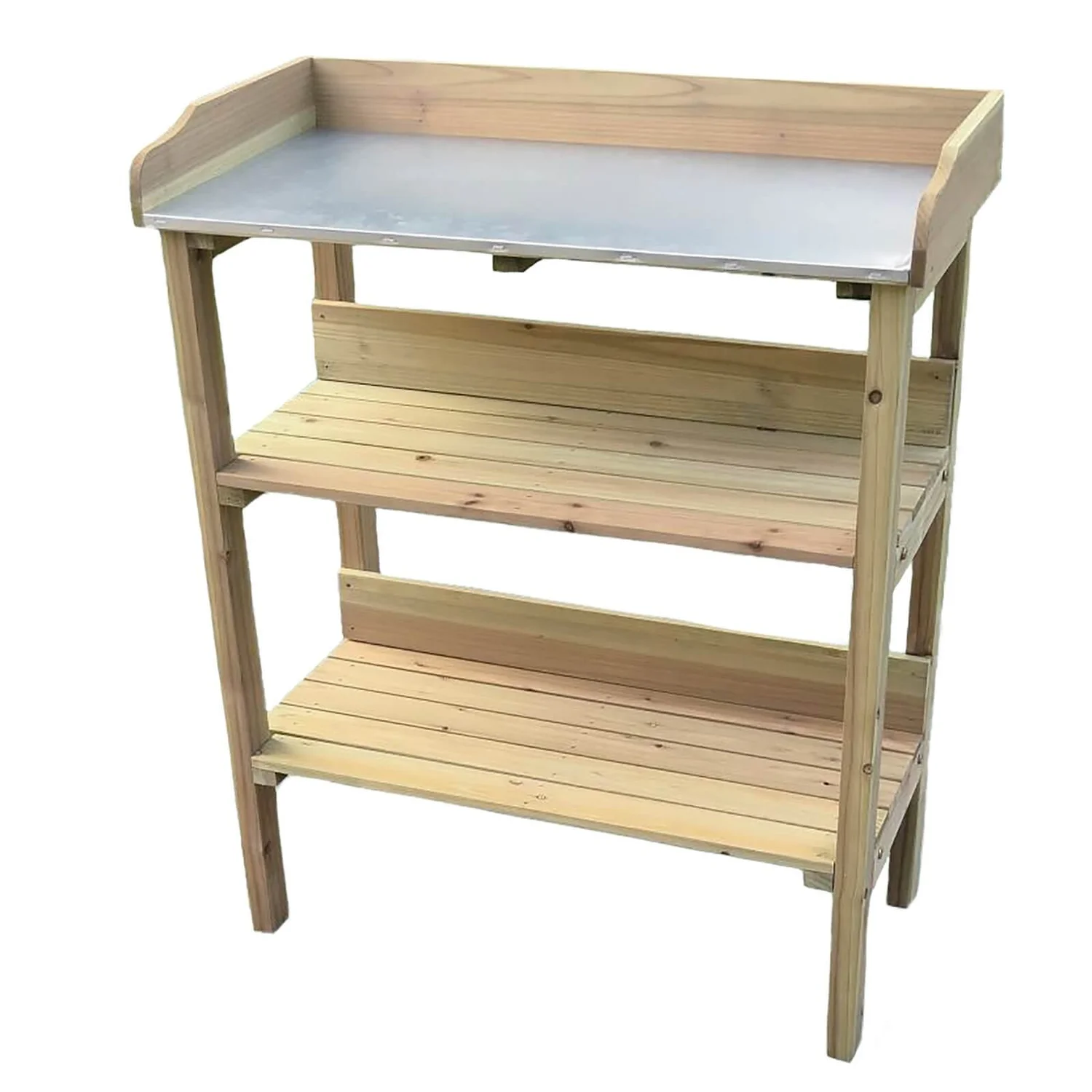 None Wooden Potting Table 3 None Wooden Potting Table