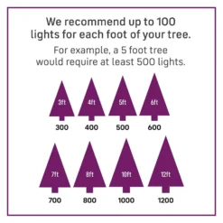 600 LED String Christmas Tree Lights - Warm White -NON Outdoor Shop 12838245 1694832985132255