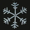 Snowflake Bright White Flashing LED Outdoor Christmas Light Decoration - 80cm -NON Outdoor Shop 12838414 1194987346851413