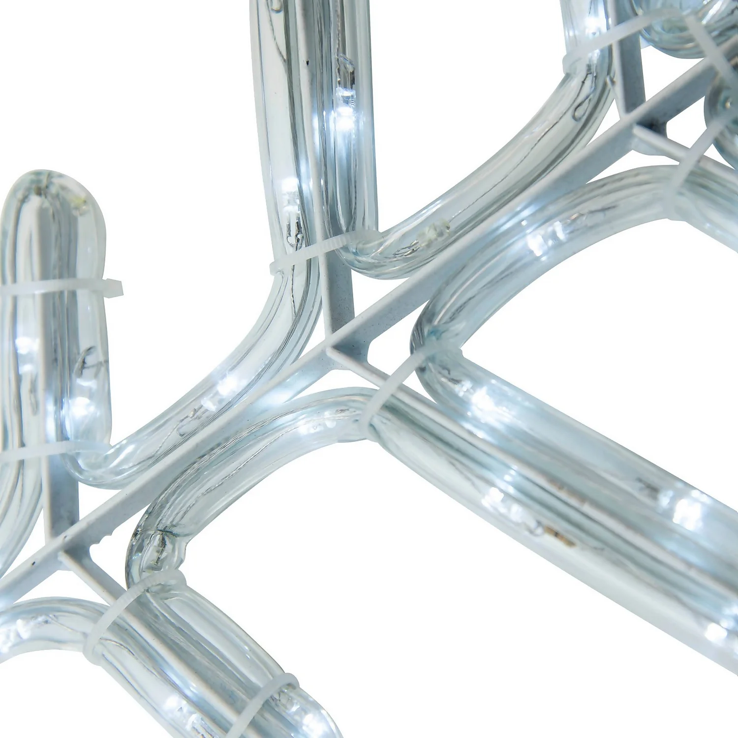 Snowflake Bright White Flashing LED Outdoor Christmas Light Decoration - 80cm 8 Snowflake Bright White Flashing LED Outdoor Christmas Light Decoration - 80cm - Image 6