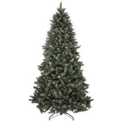 7.5ft Glitter Tipped Pre-lit Premium Christmas Tree 8 7.5ft Glitter Tipped Pre-lit Premium Christmas Tree -NON Outdoor Shop 12838812 1734832962755777