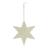 White Ceramic Message Star Christmas Tree Decoration 1 White Ceramic Message Star Christmas Tree Decoration -NON Outdoor Shop 12839264 1334884040442334