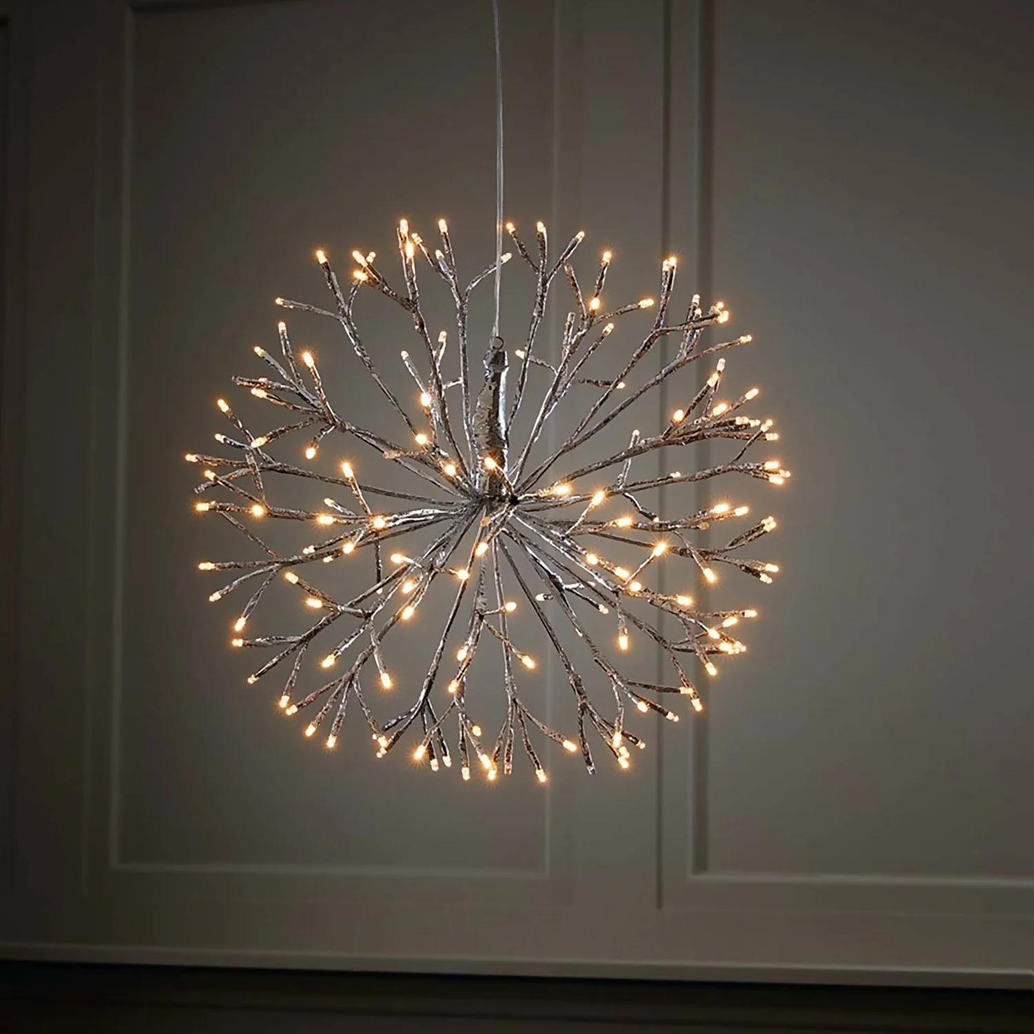 Silver North Star LED Christmas Light Decoration - Small 4 Silver North Star LED Christmas Light Decoration - Small - Image 2