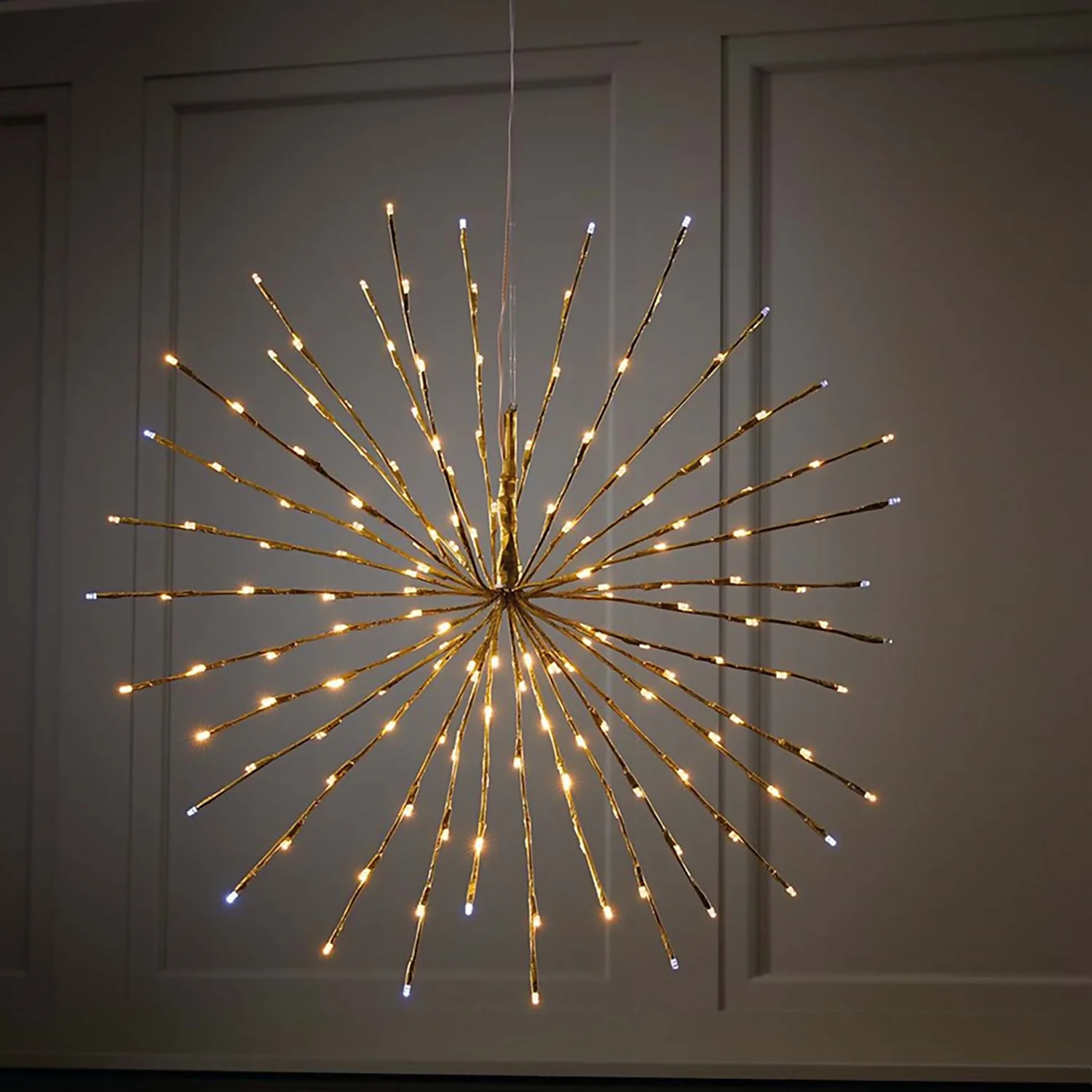 Champagne North Star LED Christmas Light Decoration - Large 4 Champagne North Star LED Christmas Light Decoration - Large - Image 2