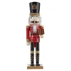 Red Wooden Nutcracker Christmas Room Decoration - 50cm 2 Red Wooden Nutcracker Christmas Room Decoration - 50cm -NON Outdoor Shop 12839904 1464831898854644