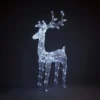 Acrylic LED Reindeer White 3D Outdoor Christmas Light Decoration - 128cm 1 Acrylic LED Reindeer White 3D Outdoor Christmas Light Decoration - 128cm -NON Outdoor Shop 12840052 2084884184988805