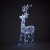 Acrylic LED Reindeer White 3D Outdoor Christmas Light Decoration - 100cm 1 Acrylic LED Reindeer White 3D Outdoor Christmas Light Decoration - 100cm -NON Outdoor Shop 12840053 8994884184988991