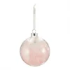 Pink Peacock Feather Glass Christmas Tree Bauble 1 Pink Peacock Feather Glass Christmas Tree Bauble -NON Outdoor Shop 12840162 1244884024297204