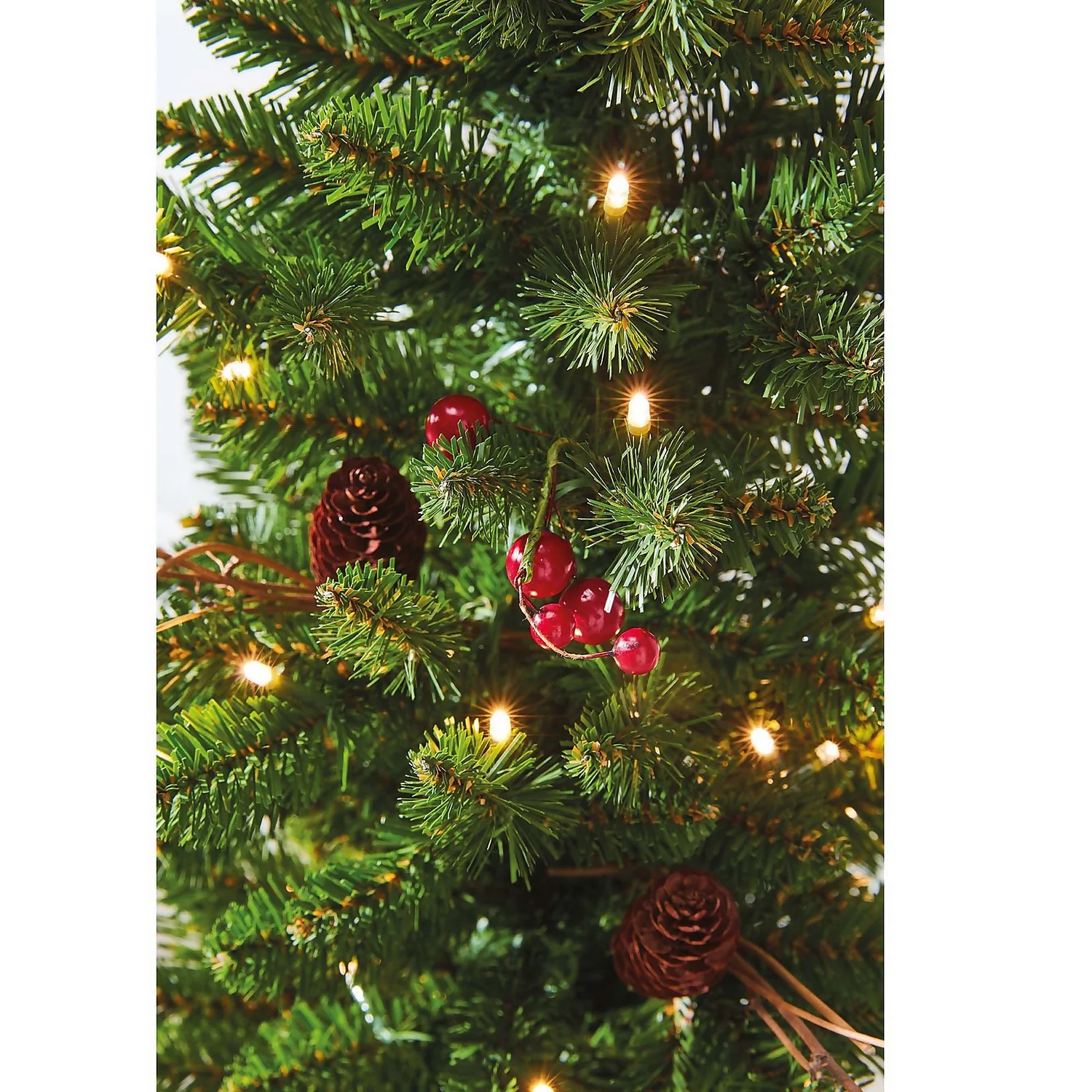5ft Pre-lit / Pre-Decorated Berries Pot Christmas Tree 6 5ft Pre-lit / Pre-Decorated Berries Pot Christmas Tree - Image 4