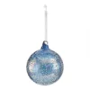 Blue Sugar Frosted Glass Christmas Tree Bauble 2 Blue Sugar Frosted Glass Christmas Tree Bauble -NON Outdoor Shop 12840709 3884884020718645