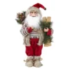 Standing Santa In Red Patterned Jumper Christmas Decoration - 40cm 2 Standing Santa In Red Patterned Jumper Christmas Decoration - 40cm -NON Outdoor Shop 12841234 1414831960095234