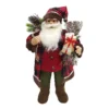 Standing Santa In Tartan Coat Christmas Decoration - 80cm 2 Standing Santa In Tartan Coat Christmas Decoration - 80cm -NON Outdoor Shop 12841242 2594884030337617