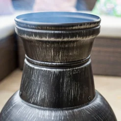 La Hacienda Clifton Steel Chiminea - Pewter 20 La Hacienda Clifton Steel Chiminea - Pewter -NON Outdoor Shop 12883563 1394987156873779