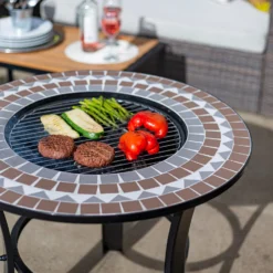 La Hacienda Naxos Fire Pit With Mosaic Surround 20 La Hacienda Naxos Fire Pit With Mosaic Surround -NON Outdoor Shop 12883901 1994981911288519