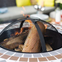 La Hacienda Naxos Fire Pit With Mosaic Surround 21 La Hacienda Naxos Fire Pit With Mosaic Surround -NON Outdoor Shop 12883901 2074981911319536