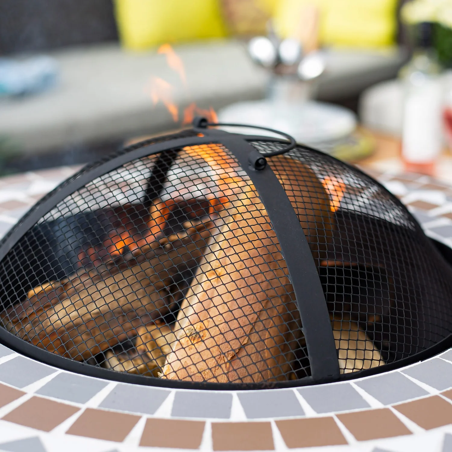 La Hacienda Naxos Fire Pit With Mosaic Surround 12 La Hacienda Naxos Fire Pit With Mosaic Surround - Image 10