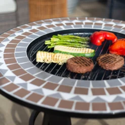 La Hacienda Naxos Fire Pit With Mosaic Surround 15 La Hacienda Naxos Fire Pit With Mosaic Surround -NON Outdoor Shop 12883901 2924981911139137