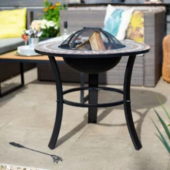 La Hacienda Naxos Fire Pit With Mosaic Surround 18 La Hacienda Naxos Fire Pit With Mosaic Surround -NON Outdoor Shop 12883901 8744981911197835