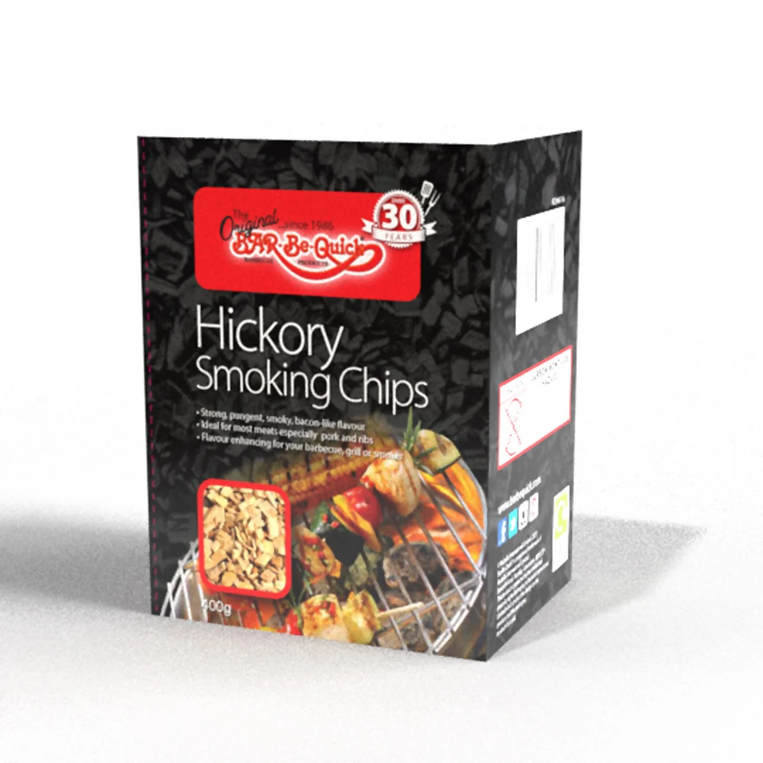 Bar-Be-Quick Smoking Chips - Hickory 2 Bar-Be-Quick Smoking Chips - Hickory