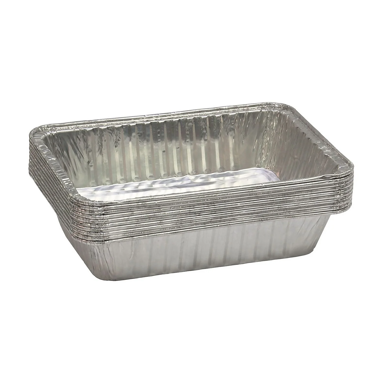 Pack Of 10 BBQ Buddy Aluminium Drip Trays - Small 3 Pack Of 10 BBQ Buddy Aluminium Drip Trays - Small