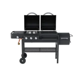 Texas Dual Fuel With Smoker BBQ 9 Texas Dual Fuel With Smoker BBQ -NON Outdoor Shop 12884560 1544846173490227