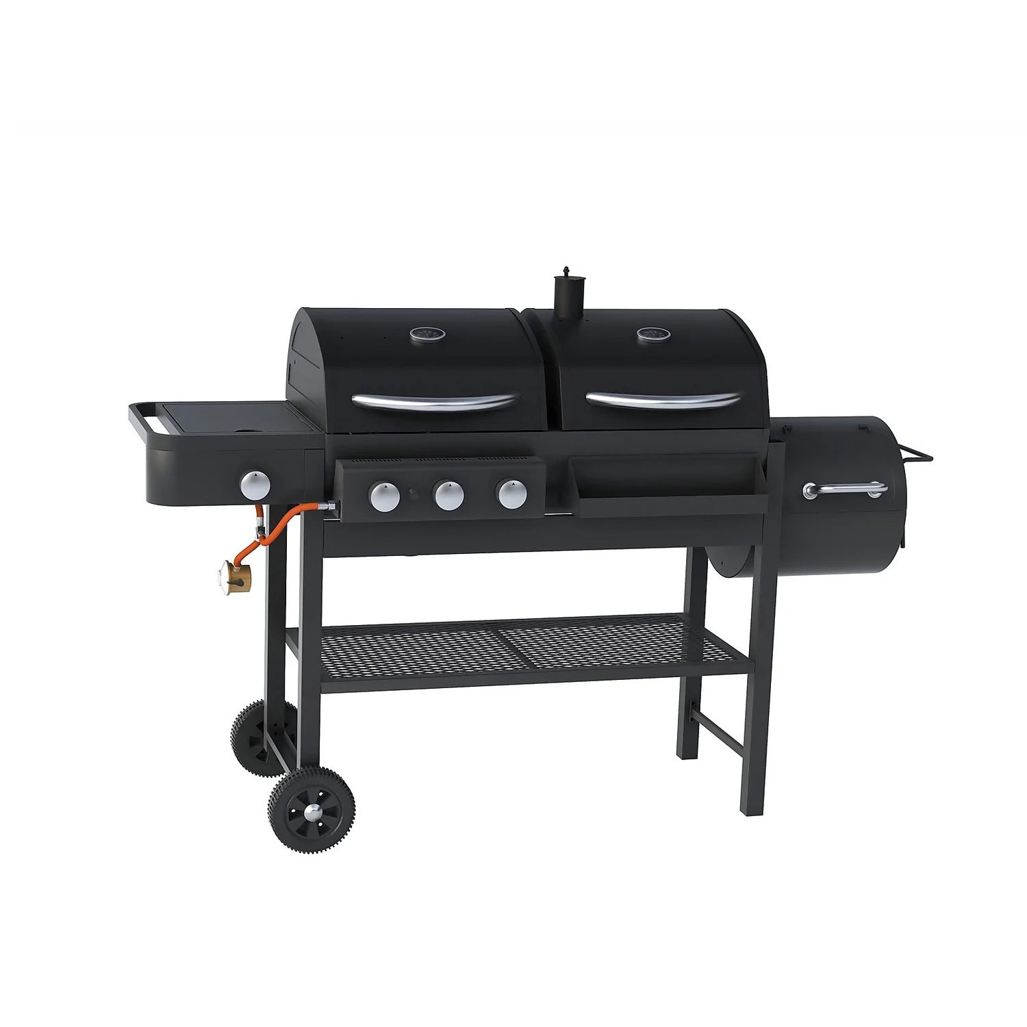 Texas Dual Fuel With Smoker BBQ 4 Texas Dual Fuel With Smoker BBQ - Image 2
