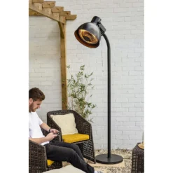 La Hacienda Salvador Black Lamp Style Electric Heater 11 La Hacienda Salvador Black Lamp Style Electric Heater -NON Outdoor Shop 12884874 3084843462285365