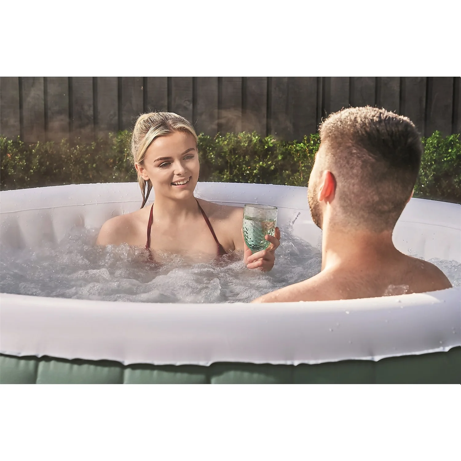 CleverSpa Cotswolds 4 Person Round Hot Tub 6 CleverSpa Cotswolds 4 Person Round Hot Tub - Image 4