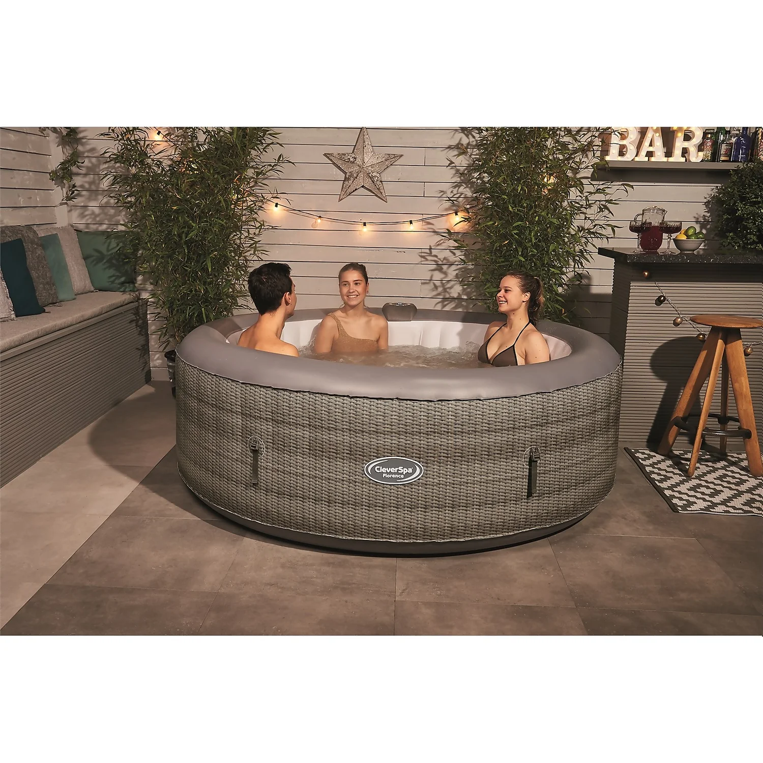 CleverSpa Florence 6 Person Round Hot Tub 5 CleverSpa Florence 6 Person Round Hot Tub - Image 3