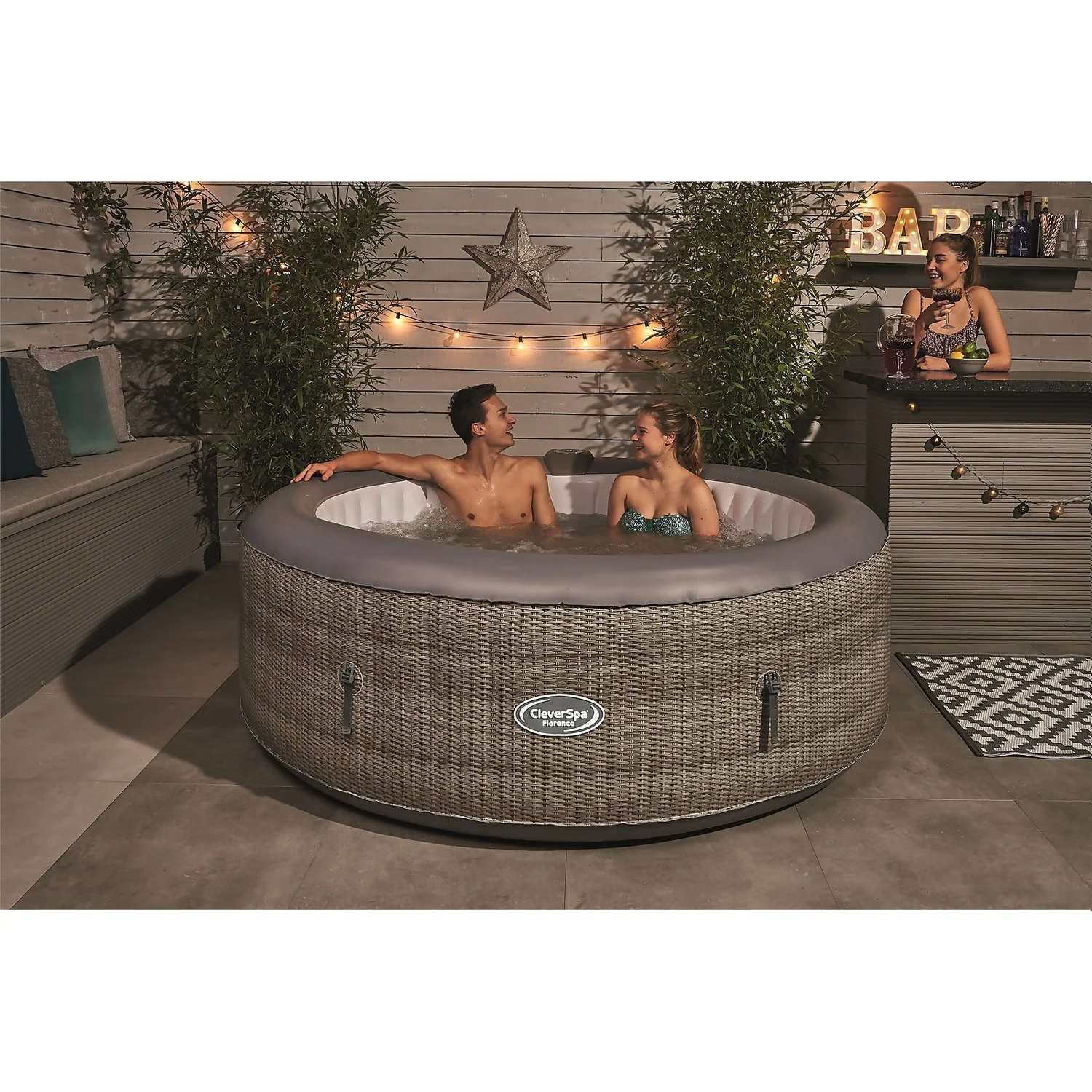 CleverSpa Florence 6 Person Round Hot Tub 7 CleverSpa Florence 6 Person Round Hot Tub - Image 5