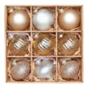 Gold Glass Christmas Tree Baubles - 9 Pack 2 Gold Glass Christmas Tree Baubles - 9 Pack -NON Outdoor Shop 12906327 5504899048203961