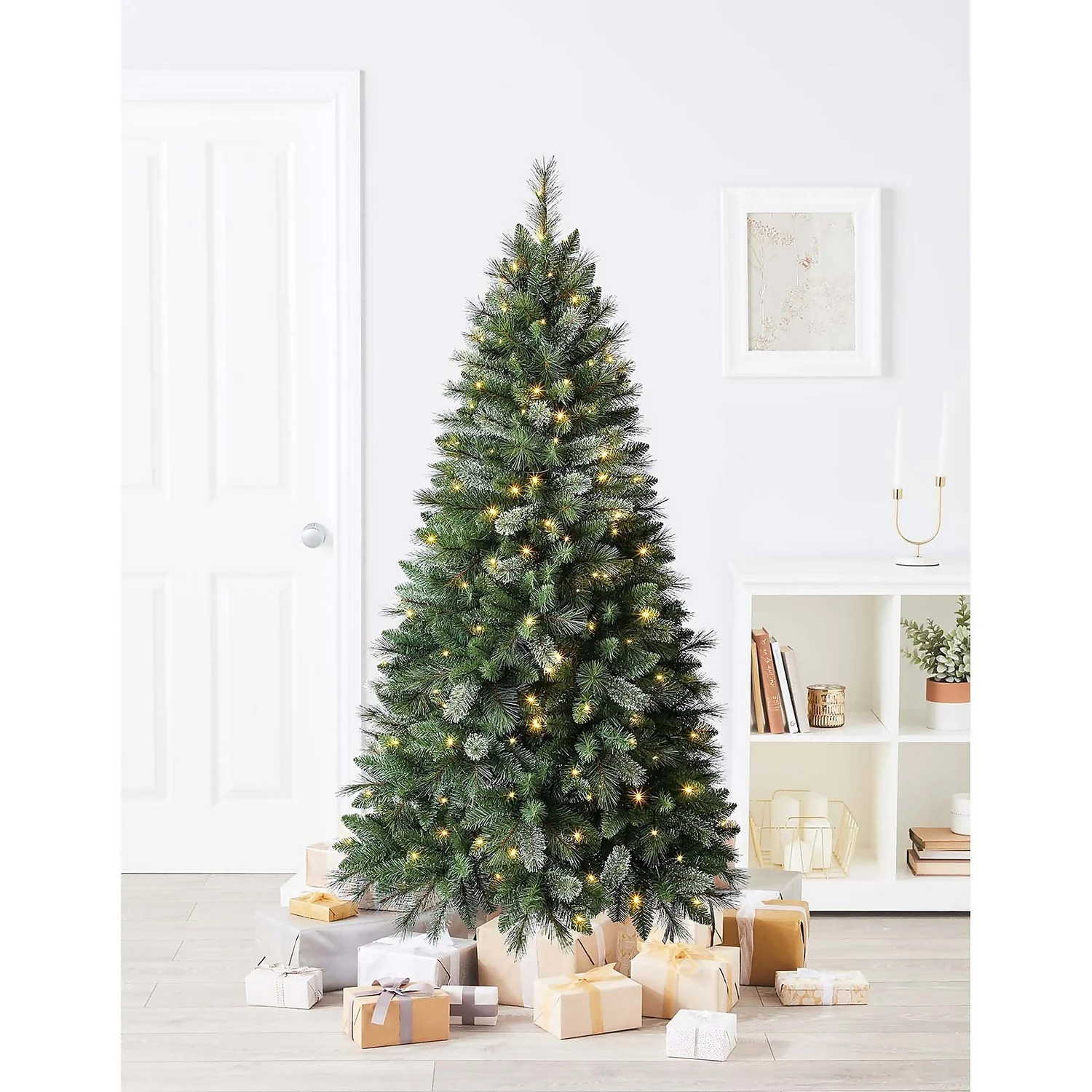 6ft Beauly Pine Pre-lit Artificial Christmas Tree 4 6ft Beauly Pine Pre-lit Artificial Christmas Tree - Image 2