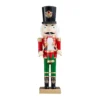 Red Wooden Nutcracker Figure Christmas Decoration - 36cm 2 Red Wooden Nutcracker Figure Christmas Decoration - 36cm -NON Outdoor Shop 12934050 1874884029723460