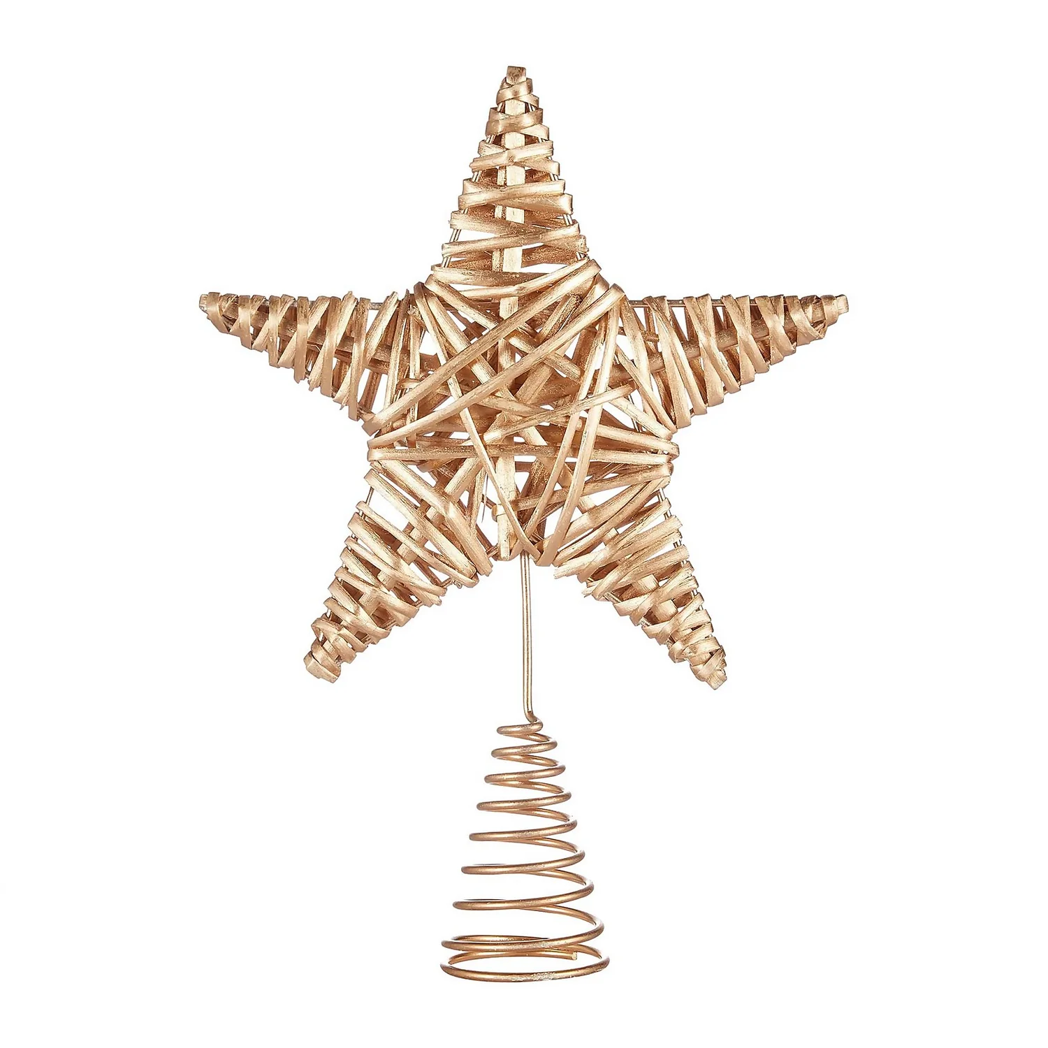 Gold Willow Christmas Tree Topper 3 Gold Willow Christmas Tree Topper