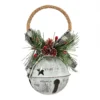 White Metal Bell With Foliage Christmas Tree Decoration 2 White Metal Bell With Foliage Christmas Tree Decoration -NON Outdoor Shop 12941099 9474884040668645
