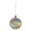 Pewter Iridescent Glass Christmas Bauble 1 Pewter Iridescent Glass Christmas Bauble -NON Outdoor Shop 12941352 2064899049972809