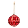 Deco Luxe Glass Christmas Tree Bauble - Red 2 Deco Luxe Glass Christmas Tree Bauble - Red -NON Outdoor Shop 12941353 5594884034599972