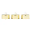 Gold LED Christmas Tealight - 6 Pack (Battery Operated) 1 Gold LED Christmas Tealight - 6 Pack (Battery Operated) -NON Outdoor Shop 12945712 1384884253439607